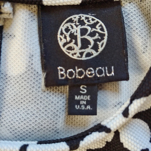 Bobeau Black and White Pattern Sleeveless Top Blouse Size Women's Small - Picture 8 of 9
